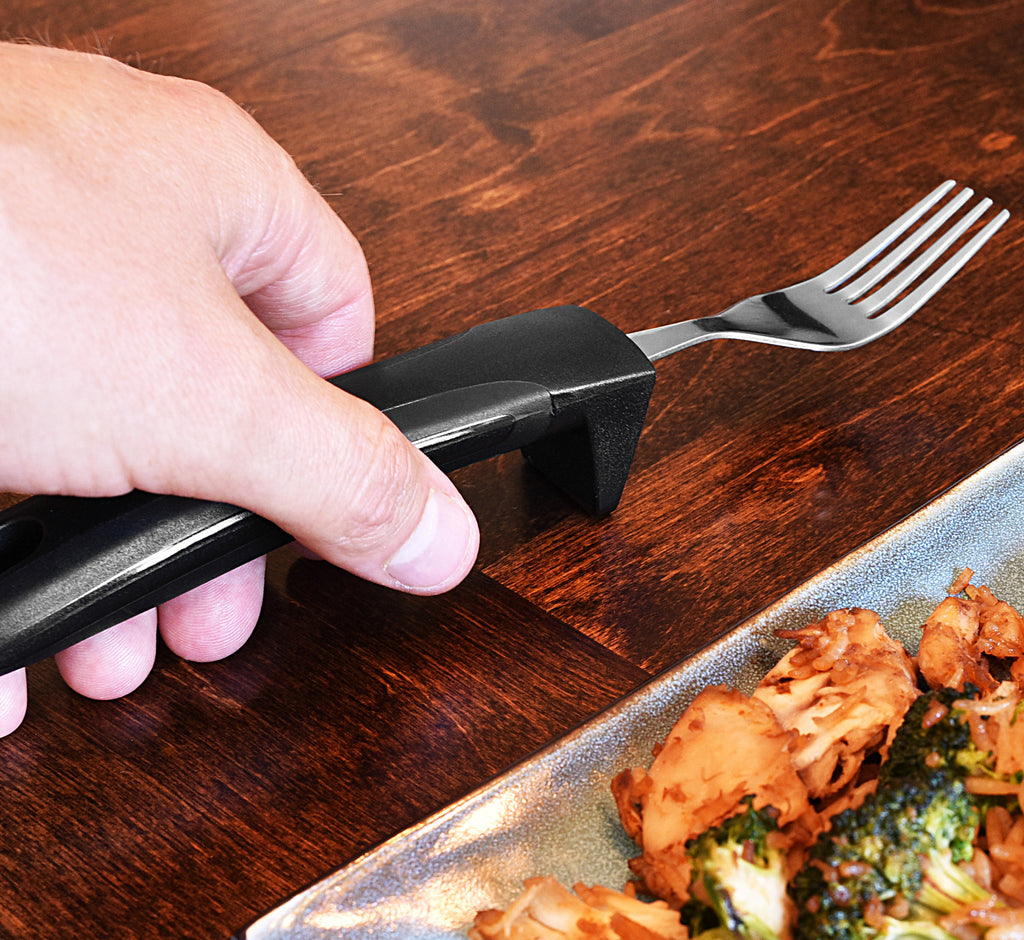 Adaptive Arthritis Knife, Adaptive Eating Utensil Stainless Steel Weighted  Thicken Prevent Slip Flexible Easy Grip Eating Aids Knife One Handed